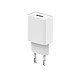 Myway Chargeur Secteur Quick Charge USB-A 12W Blanc Un chargeur secteur USB-A avec une puissance de sortie 12W