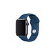 Devia Bracelet pour Apple Watch 42/44/45/49mm Sport Bleu - Bracelet solide et doux au toucher