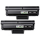 2 Toners compatibles HP 106A 1106A Noir 2 Toners compatibles HP 106A 1106A Noir