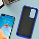 Avizar Coque Huawei P40 Pro Semi-rigide Mat Finition Soft Touch Compatible Qi Bleu pas cher