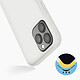 Avis Avizar Coque iPhone 13 Pro Max Silicone Semi-rigide Finition Soft-touch blanc