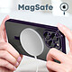 Avis Avizar Coque MagSafe pour iPhone 13 Pro Max Silicone Protection Caméra  Contour Chromé Violet