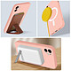 Acheter Avizar Coque MagSafe pour iPhone 11 Soft Touch Finition Mate Bords Surélevés Antichoc  Rose