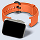 Acheter Avizar Bracelet pour Xiaomi Mi Watch Lite / Redmi Watch Silicone Soft touch Premium Orange Ajustable par Boucle Ardillon