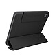 Avizar Étui Trifold iPad Mini 2021 Magnétique avec Fonction Support Vidéo noir Étui à languette magnétique folio spécialement conçu pour iPad Mini 2021.