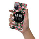 Evetane Coque Samsung Galaxy S20 FE anti-choc souple angles renforcés transparente Motif La Vie en Rose pas cher