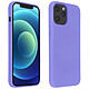 Avizar Coque iPhone 12 / 12 Pro Max Semi-rigide Finition Soft Touch Compatible QI violet Coque Violet en Silicone, iPhone 12 Pro