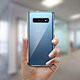Avis Avizar Coque Samsung Galaxy S10 Protection 360° Rigide + Avant Silicone transparent