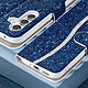 Avizar Étui pour Samsung Galaxy A54 5G Pailleté Disco Portefeuille Support vidéo  Bleu pas cher
