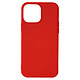 Avizar Coque iPhone 13 Pro Silicone Semi-rigide Finition Soft-touch rouge Coque de protection spécialement conçue pour iPhone 13 Pro