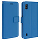 Avizar Housse Samsung Galaxy A10 Etui Portefeuille Porte-carte Support Vidéo bleu Housse folio spécialement conçue pour Samsung Galaxy A10