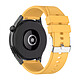 Avizar Bracelet pour Huawei Watch GT Runner Silicone Renforcé Boucle Argentée Jaune - Bracelet spécifiquement conçu pour Huawei Watch GT Runner, ajoutez votre touche personnelle !