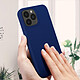 Acheter Avizar Coque iPhone 13 Pro Silicone Semi-rigide Finition Soft-touch bleu roi