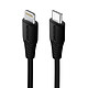 Swissten Câble USB-C vers Lightning Charge rapide 3A Synchronisation 0,4m  Noir - Câble de charge et synchronisation USB Type C vers Lightning signé Swissten