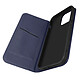 Avizar Housse Apple iPhone 14 Pro Cuir Véritable Clapet Porte-carte Support Vidéo  bleu nuit Étui bleu nuit, spécialement conçu pour Apple iPhone 14 Pro