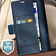 Avis Avizar Coque Clapet pour Samsung Z Fold 5 Portefeuille Anti RFID Vintage bleu nuit