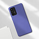 Avizar Coque Samsung Galaxy A72 Silicone Semi-rigide Finition Soft Touch Fine Violet pas cher