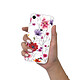 Evetane Coque iPhone Xr silicone transparente Motif Fleurs Multicolores ultra resistant pas cher
