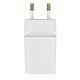 Avis Avizar Pack chargeur secteur 2.1A + chargeur voiture 2.1A + câble USB type C 1m - Blanc