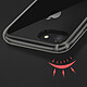 Acheter Force Case Coque pour iPhone SE 2022, 2020 et 8, 7, 6S, 6 Système Tryax Anti-chutes 1m  Pure Noir