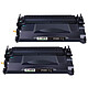 2 Toners compatibles HP 26A CF226X Noir 2 Toners compatibles HP 26A CF226X Noir