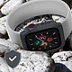 Avizar Protection Intégrale Verre Trempé Apple Watch Series 6 / 5 / 4 / SE 40mm Gris pas cher