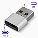 Acheter Avizar Adaptateur USB vers USB-C Charge et Synchronisation de Données Compact Argent