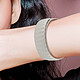 Avis Avizar Bracelet pour Apple Watch 45mm / 44mm / 42mm Simili cuir Attache magnétique beige