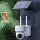 Caméra surveillance + Panneau solaire 3W Capteur PIR Détection humanoïde AI LinQ pas cher