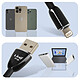 LinQ Câble USB vers Lightning 3A Charge et Synchro Rapide 1,2m Noir pas cher