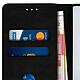 Avizar Étui Samsung Galaxy Note 10 Housse Intégrale Porte-cartes Fonction Support noir pas cher