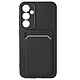 Avizar Coque pour Samsung S23 FE Porte-carte Souple Anti-traces Noir Coque intégrant un rangement pour carte au dos protégeant votre Samsung Noir tout en gardant à proximité votre carte bancaire