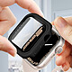 Avizar Coque Apple Watch Serie 7 (41mm) Rigide Ultra-fine Vitre de Protection noir pas cher