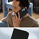 Avis Avizar Housse pour Samsung Galaxy A54 5G Porte-cartes Support Vidéo Effet Carbone  Noir