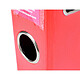 LIDERPAPEL Classeur levier A4 document carton rembordé 1,9mm dos 52mm rado métallique Rouge x 25 pas cher