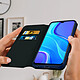 Avis Avizar Housse Xiaomi Redmi 9 Porte-cartes Fonction Support Fin et Élégant Bleu Nuit