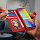 Avizar Housse Samsung Galaxy M20 Porte carte Support Vidéo Rouge pas cher