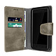 Avizar Housse pour Smartphone 5.5 à 6 pouces Universelle Porte-cartes Fonction slide  kaki - Housse portefeuille universelle de Taille XL vert kaki