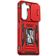 Avizar Coque pour Samsung Galaxy Z Fold 5 Antichoc Cache Caméra Bague Support  Rouge - Coque antichoc rouge, conçue spécifiquement pour Samsung Galaxy Z Fold 5