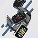 Acheter Avizar Bracelet pour Apple Watch 41mm et 40mm et 38 mm Maillons Carré Acier Inoxydable  Noir