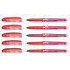 PILOT Stylo roller FriXion Point 0,5 Rouge x 5 Stylo roller