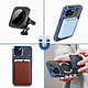 Avis Avizar Coque MagSafe pour iPhone 15 Plus Silicone Protection Caméra  Contour Chromé Bleu