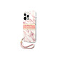 Guess Coque pour Apple iPhone 13 Pro Marble Strap Rose Coque conçue sur mesure pour Apple iPhone 13 Pro