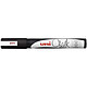 UNI-BALL Marqueur craie Pointe conique moyenne CHALK Marker PWE5M 1,8 - 2,5mm Noir x 6 Marqueur craie