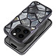 Avizar Coque pour iPhone 16 Pro Antichoc Collection Twinki Noir - Protection renforcée avec des bords surélevés pour l'écran et la caméra