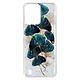 Avizar Coque pour Realme C31 Silicone Semi-rigide Design Feuilles avec Paillettes  Multicolore Coque à motif spécialement conçue pour votre Realme C31