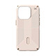 Speck Predisio2 Grip Click-Lock pour iPhone 15 Pro Beige/Gold - Coque MagSafe pour iPhone 15