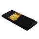 Avizar Porte-carte Smartphone et tablette Rangement pour carte Silicone adhésif - Noir Porte-carte noir compatible avec Smartphone et tablette.