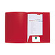 Acheter EXACOMPTA Chemise de présentation polypropylene souple krea cover A4 Rouge x 10