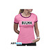 Dragon Ball - T-shirt femme Bulma rose - premium - Taille M T-Shirt Dragon Ball, modèle femme Bulma rose premium.